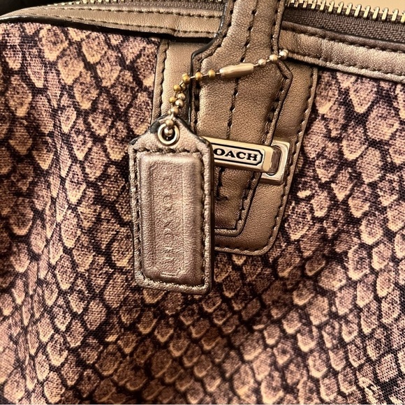 Coach Taylor Python Snake Print Bag - Picture 15 of 15